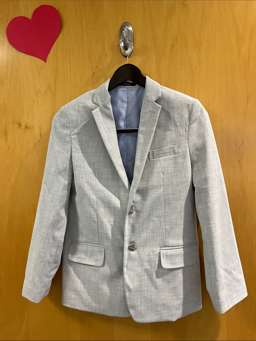 Izod Light Gray Two-Button Sport Coat